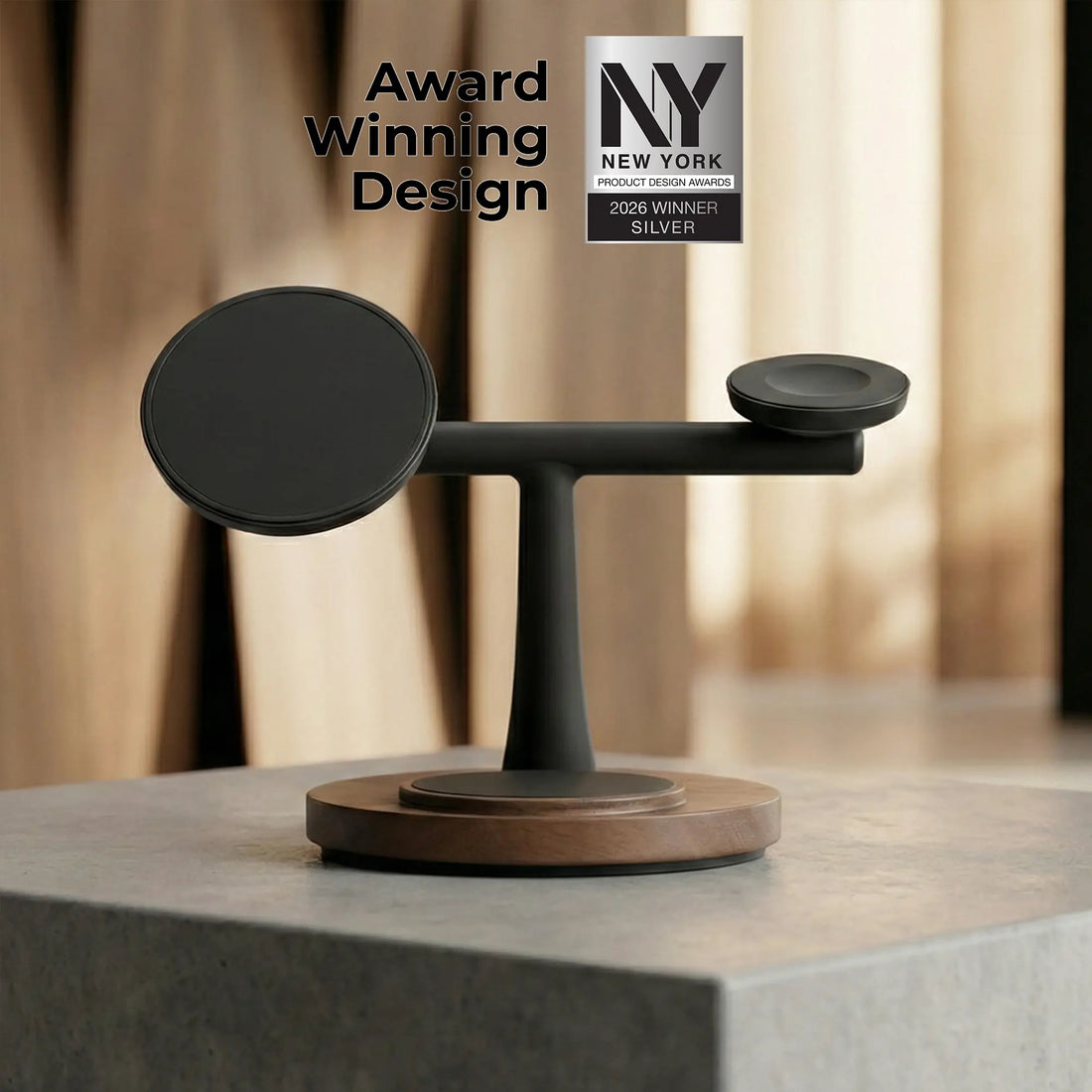 Futura Gear Inc. Wins Silver at the 2026 NY Product Design Awards for the Zenstand! Footnote Accessories Co.