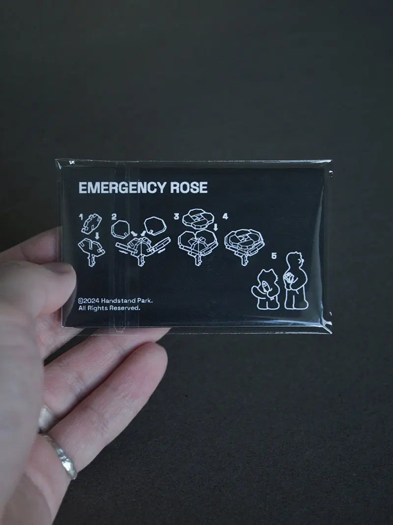 Quick-assemble Red Rose | 3D Printed Toy Footnote Accessories Co.