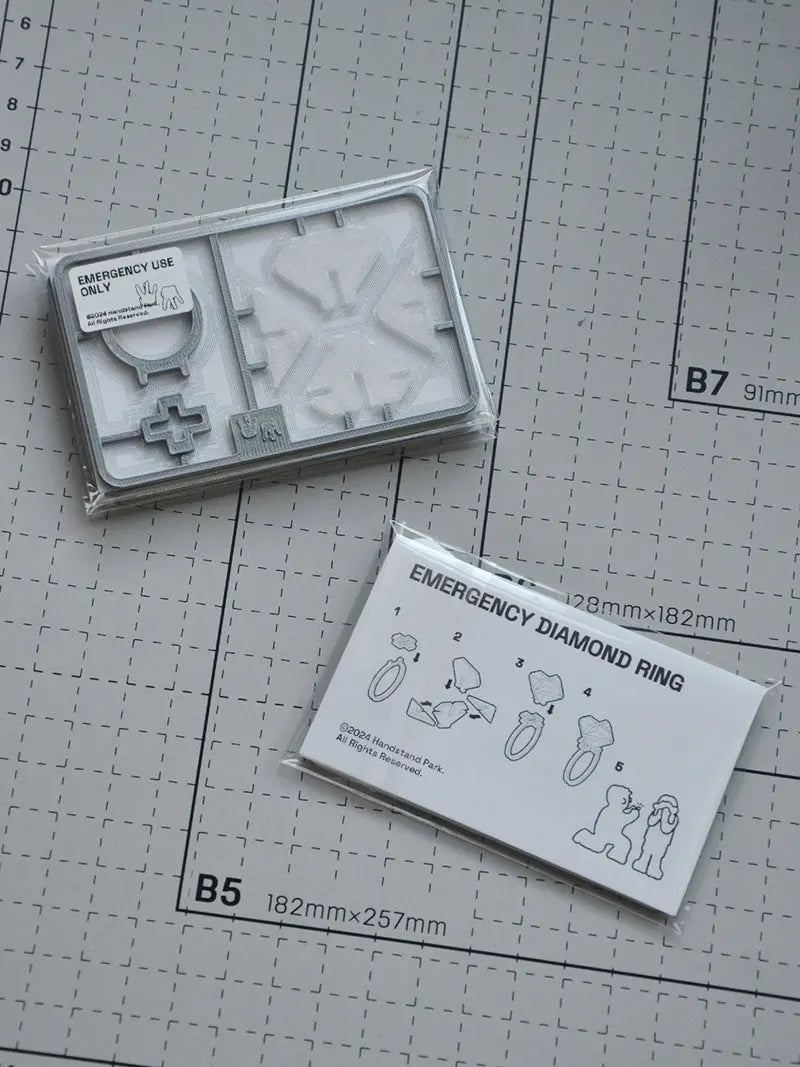 Quick-assemble Diamond Ring  | 3D Printed Toy Footnote Accessories Co.