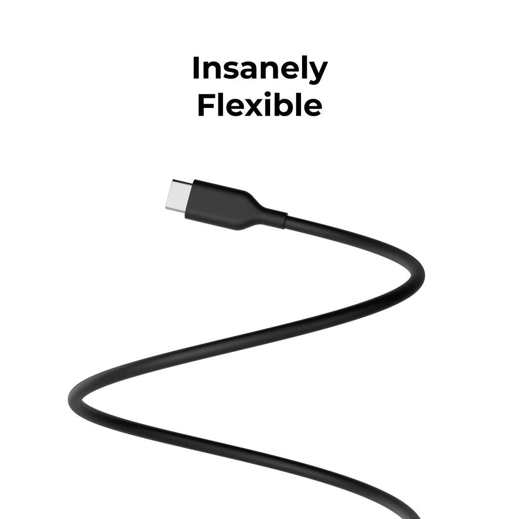 30W USB-C Compact Power Adapter (Soft-touch 1m/3ft USB-C Cable Included) Footnote Accessories Co.