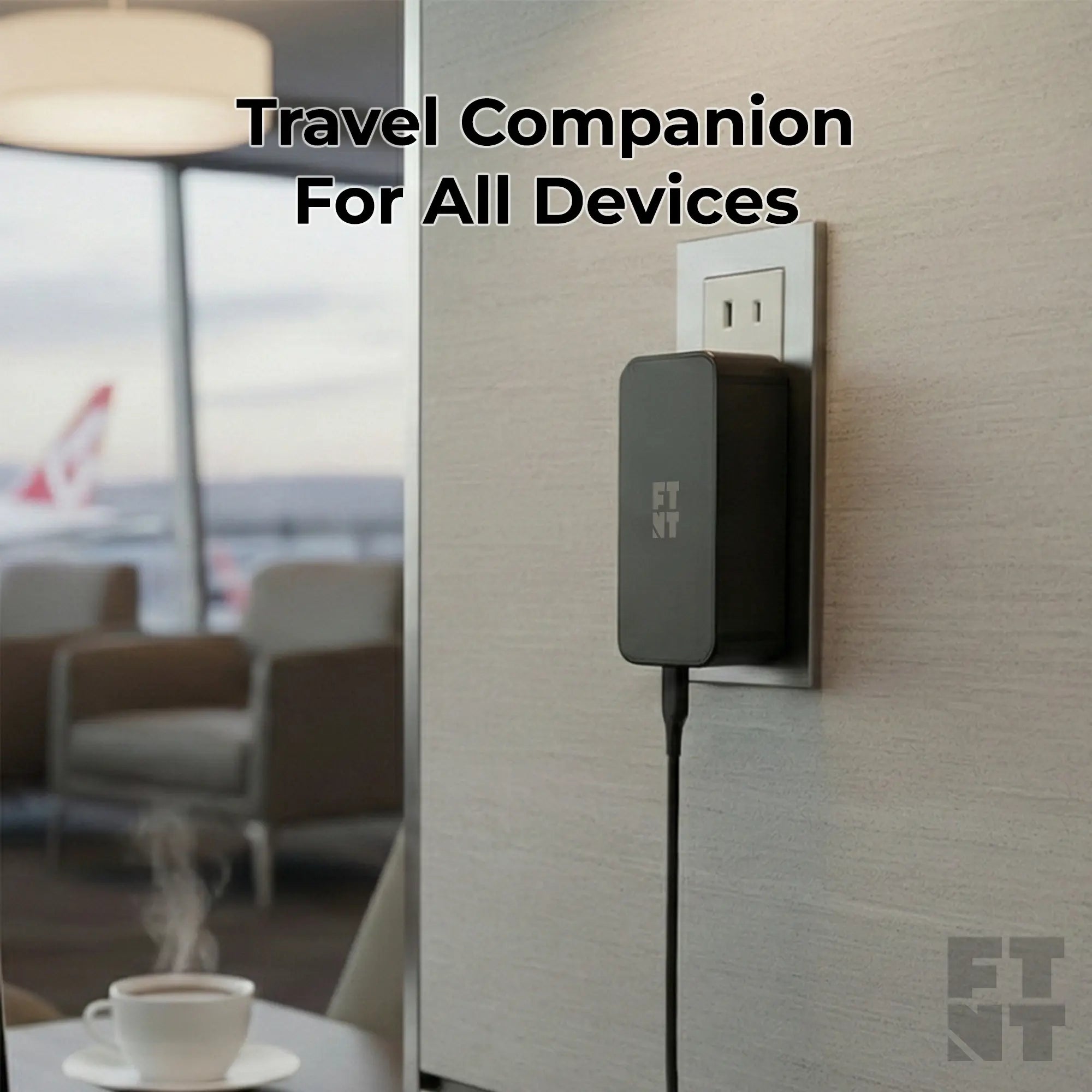 30W USB-C Compact Power Adapter (Soft-touch 1m/3ft USB-C Cable Included) Footnote Accessories Co.