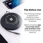 OneSnap Magnetic Wireless Charger (Compatible with MagSafe) Footnote Accessories Co.